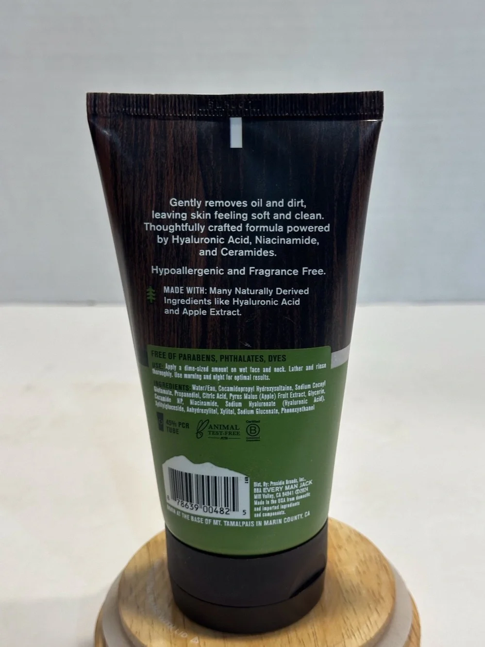 Every Man Jack Daily Face Cleanser For Men Unscented- Size 5 oz.